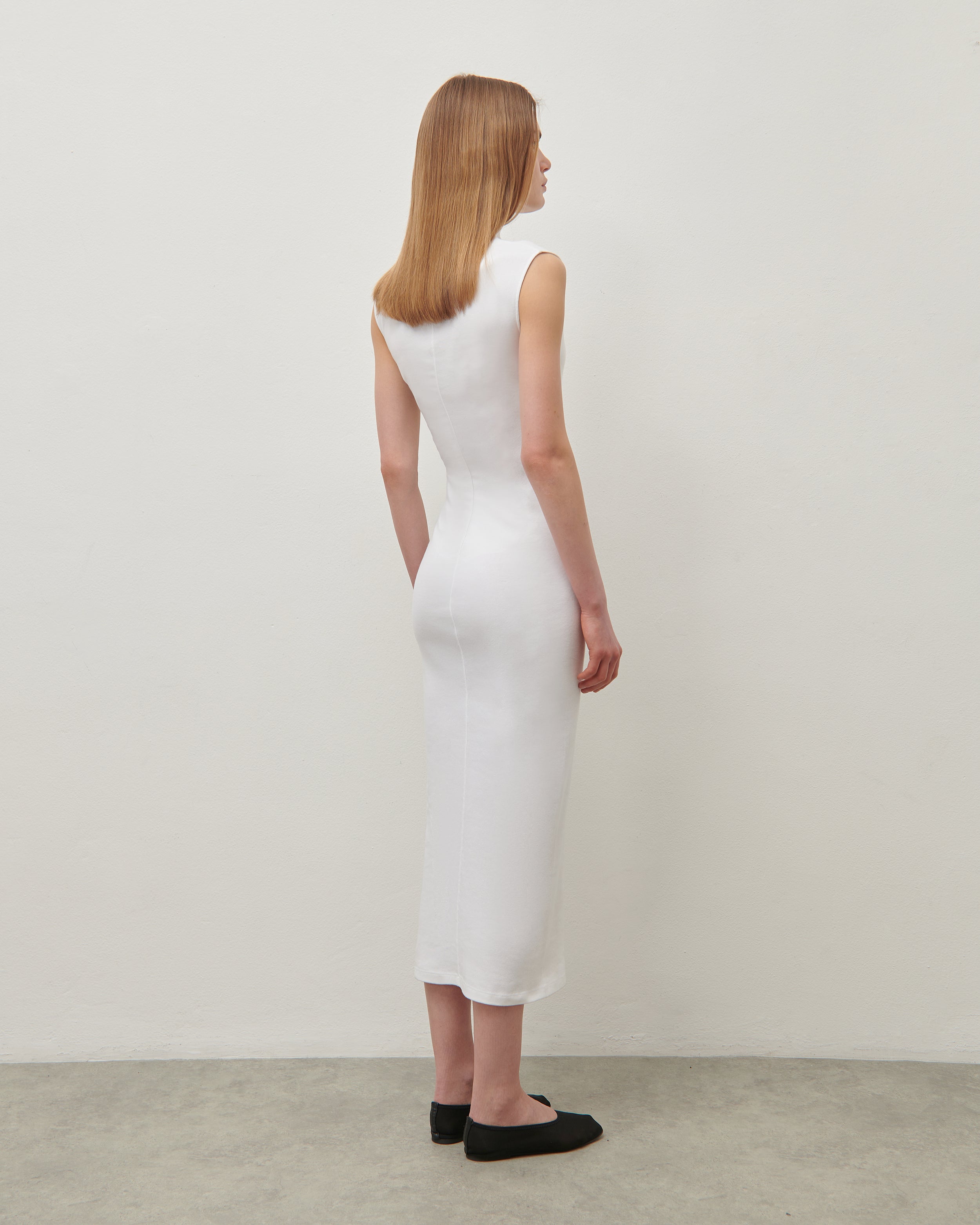 Rose dress in ribbed cotton | ARMARIUM Rose dress in ribbed cotton | ARMARIUM