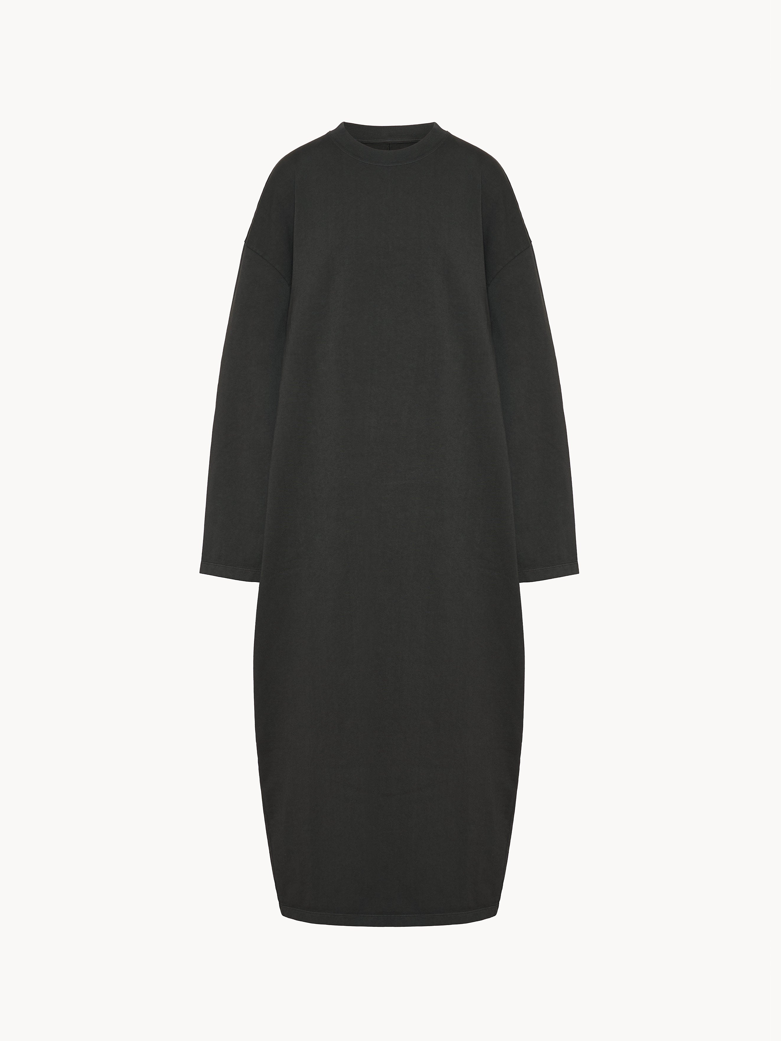 wiley long sleeve cotton jersey dress Madeline Crew Neck Long Sleeve Jersey Dress in TEAL MULTI